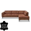 Hoekbank Leeds Cognac