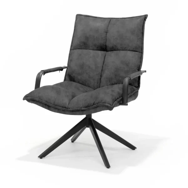 Fauteuil Edinburgh Zwart