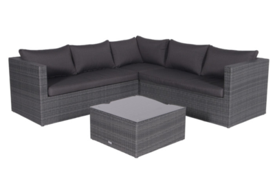 Menorca Lounge set zwart