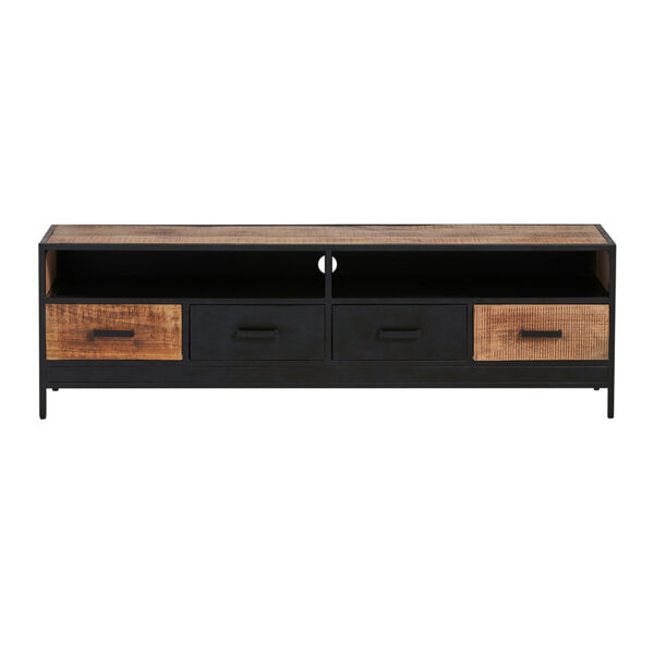 TV dressoir 180 met 4 lades en 1 open vak - Afbeelding 2