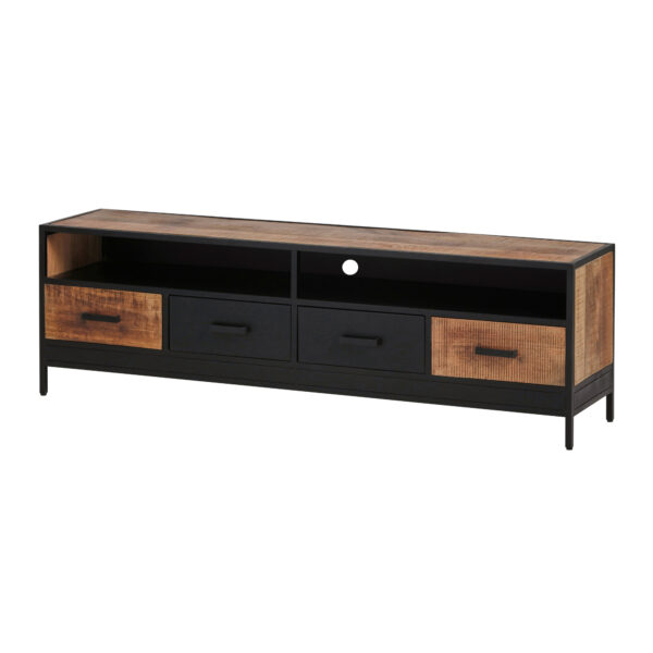 TV dressoir 180 met 4 lades en 1 open vak - Afbeelding 3