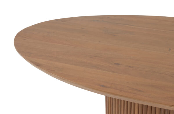 Eetkamertafel ovaal 180, Acacia Naturale - Afbeelding 2