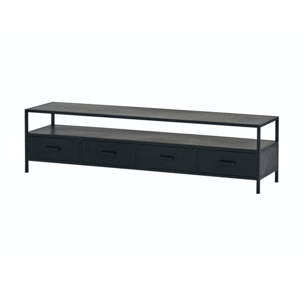 TV dressoir 175 met 4 lades en 1 open vak - Afbeelding 3