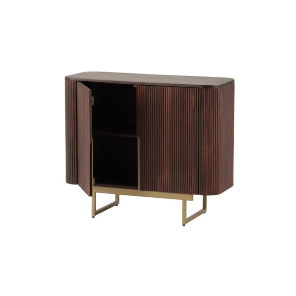 Commode 95 met 2 deuren, Mango Warm Walnut - Afbeelding 3