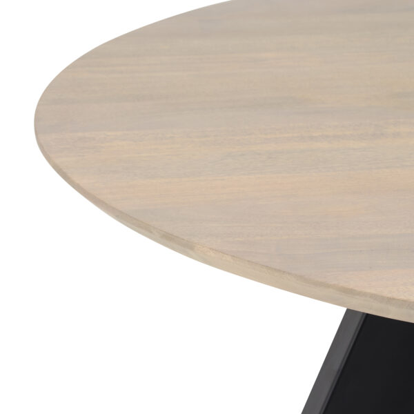 Eetkamertafel Ø130, Mango Ashblond - Afbeelding 3
