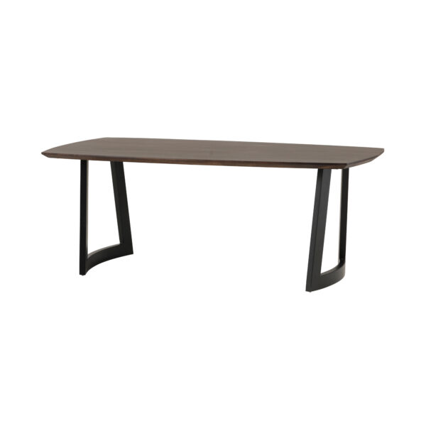Eetkamertafel 200, Mango Dark Walnut - Afbeelding 3