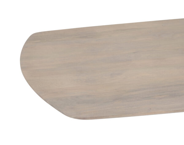 Eetkamertafel deens ovaal 160, Mango Ashblond - Afbeelding 4