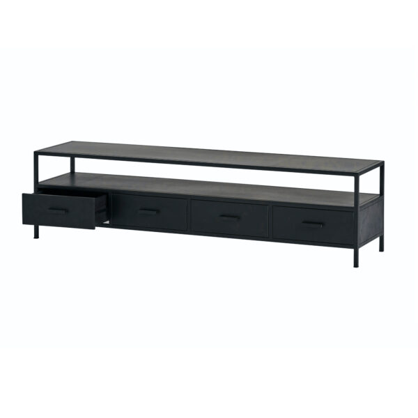 TV dressoir 175 met 4 lades en 1 open vak - Afbeelding 4