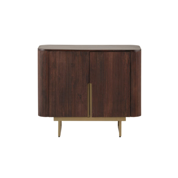 Commode 95 met 2 deuren, Mango Warm Walnut - Afbeelding 4