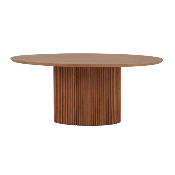 Eetkamertafel ovaal 180, Acacia Naturale - Afbeelding 4