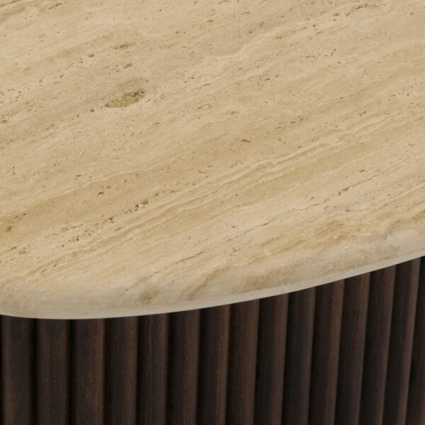 Memphis salontafel 90, organisch, ribbel - Afbeelding 4