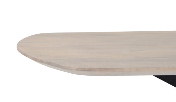 Eetkamertafel deens ovaal 160, Mango Ashblond - Afbeelding 5