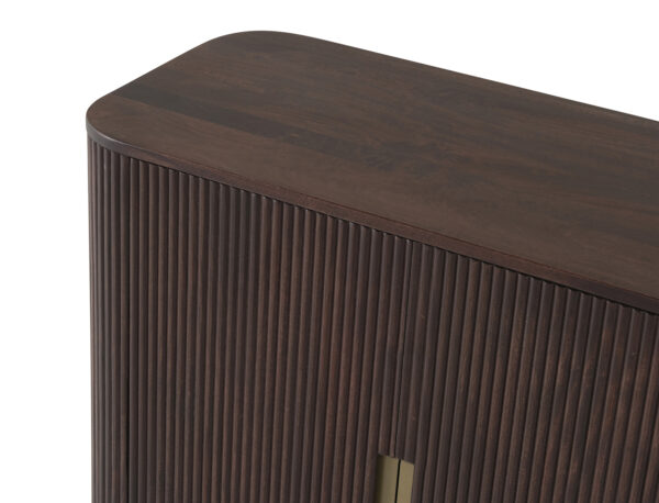 Commode 95 met 2 deuren, Mango Warm Walnut - Afbeelding 5