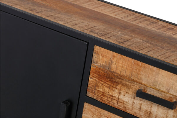 TV dressoir 150 met 3 lades en 1 open vak - Afbeelding 5