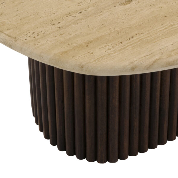 Memphis salontafel 90, organisch, ribbel - Afbeelding 5