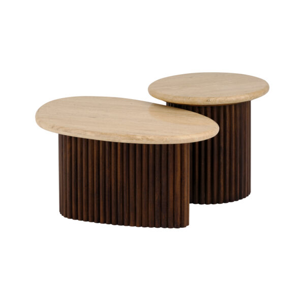 Memphis salontafel 90, organisch, ribbel - Afbeelding 6