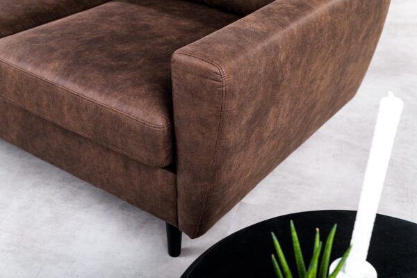 Hoekbank Savannah Bruin - Afbeelding 4