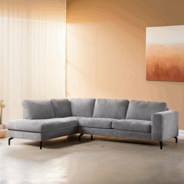 Hoekbank Serena Grijs - Afbeelding 2