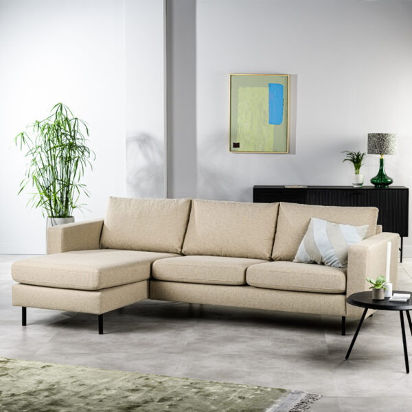 Hoekbank Nuvio Beige - Afbeelding 8