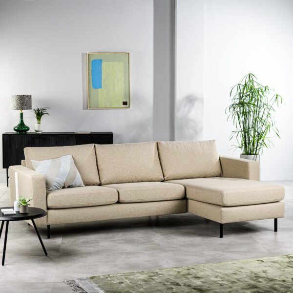 Hoekbank Nuvio Beige - Afbeelding 2