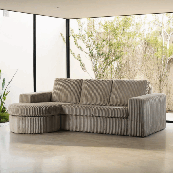 Hoekbank Milano Beige - Afbeelding 2